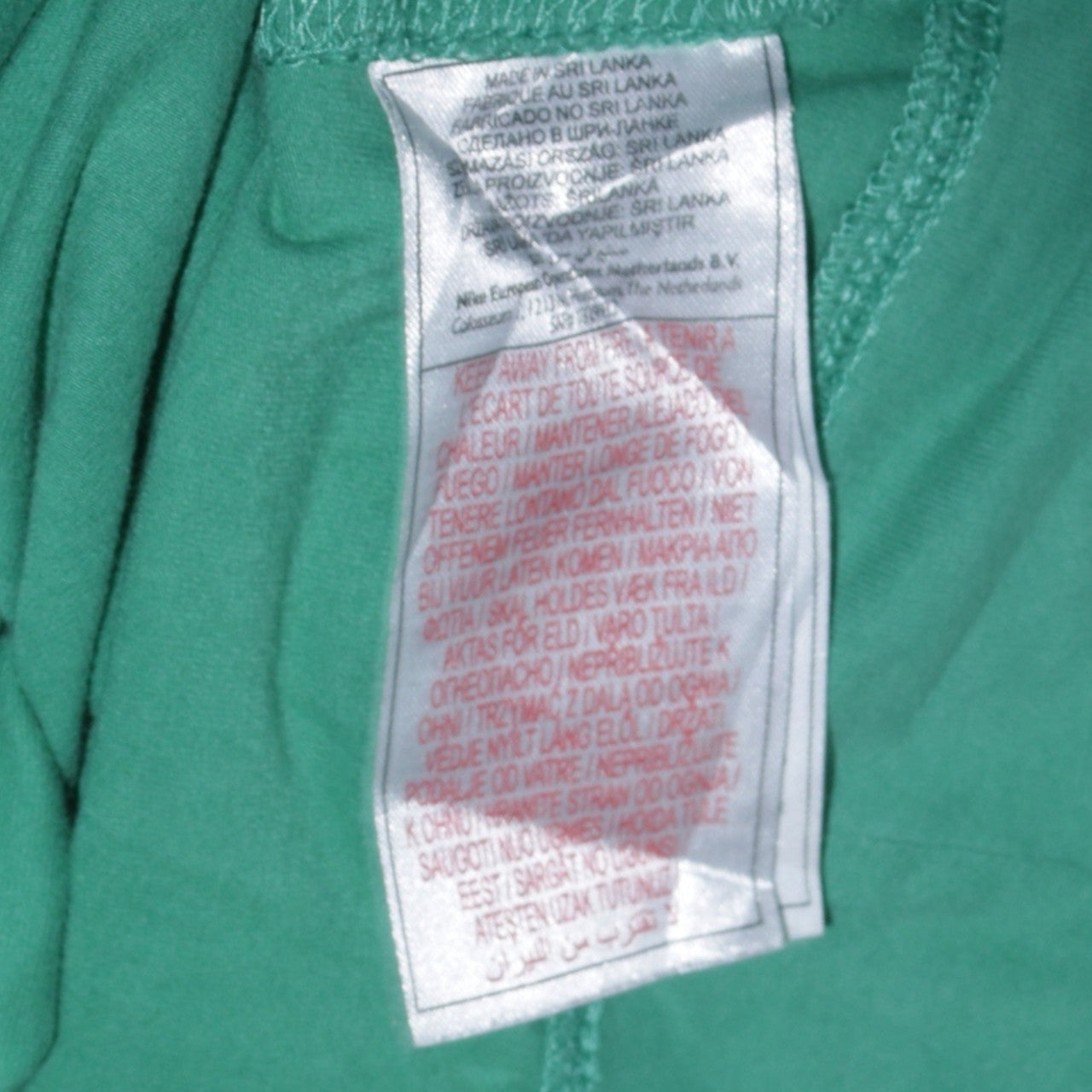 Nike Womens Green Pullover Hoodie Size 14/16 Cotton Sportswear