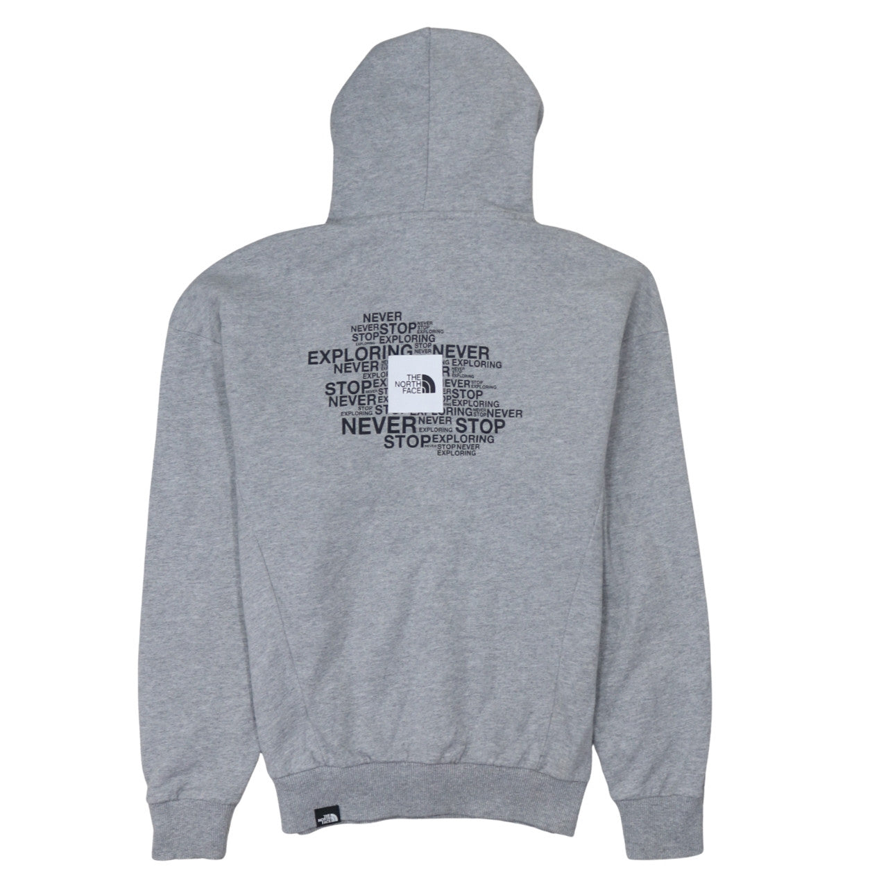 The North Face Womens Grey Pullover Hoodie Small Cotton Blend