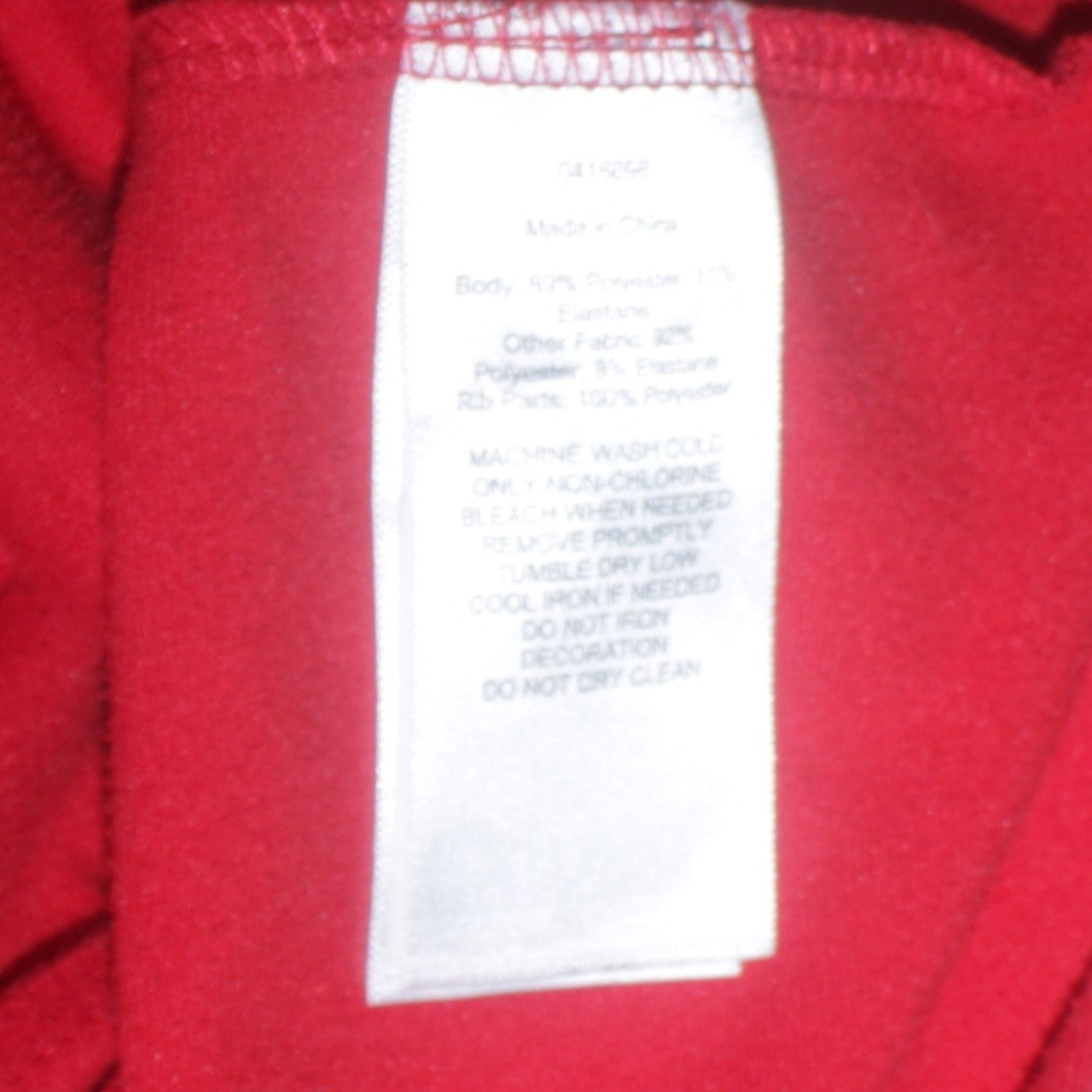 Ralph Lauren Men's Red Track Jacket Size S Athletic Fit Full Zip
