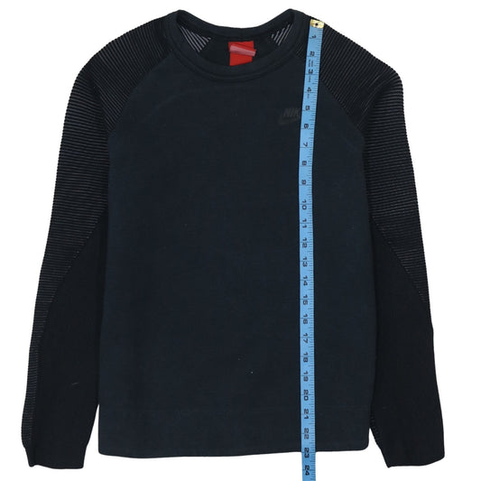 Nike Men's Black Long Sleeve Crew Neck Pullover Sweatshirt S