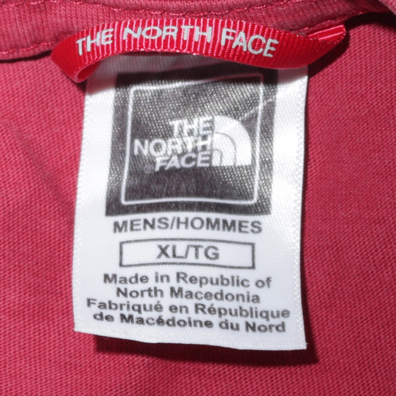 The North Face Men's Red XL Graphic Logo Cotton T-Shirt