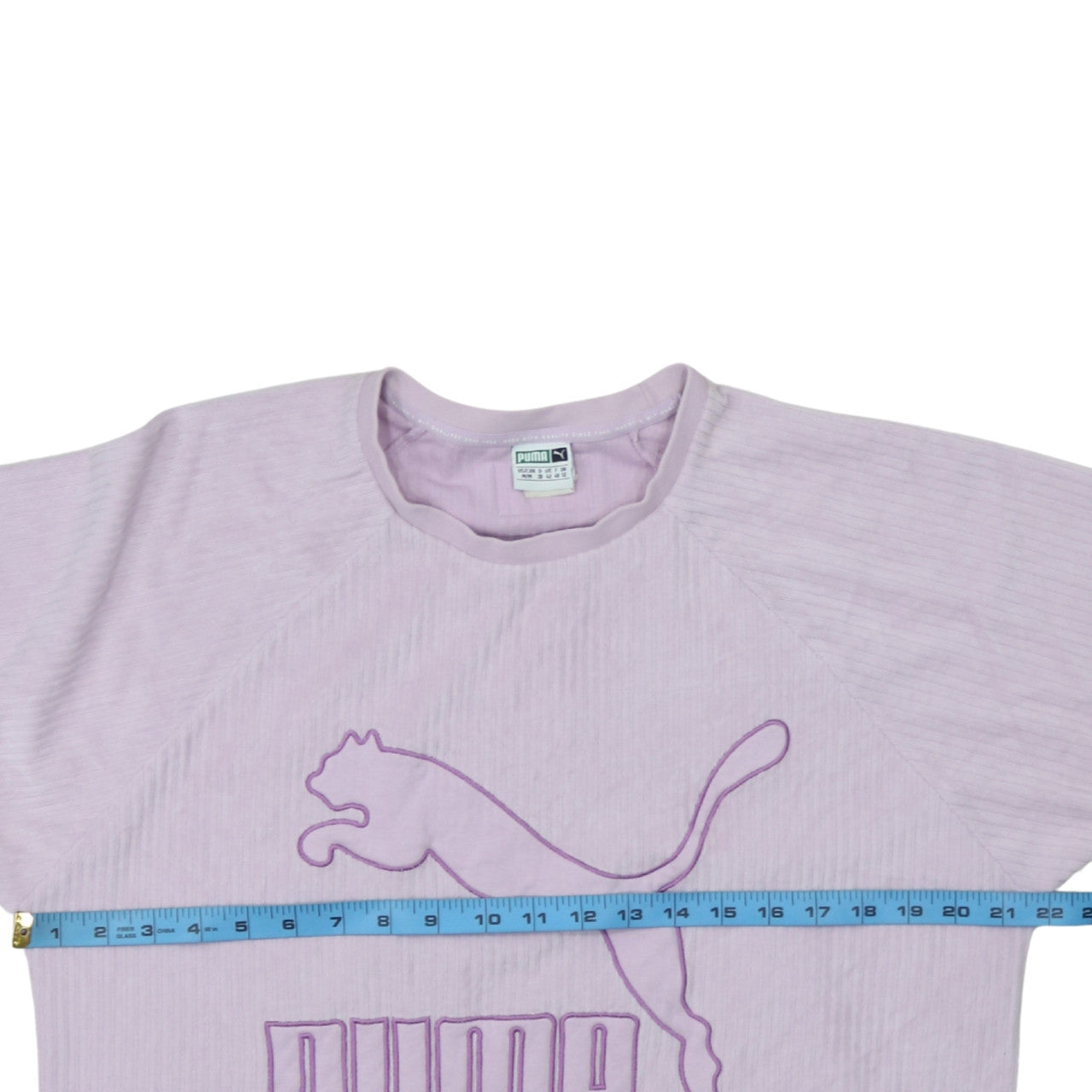 Puma Womens Lilac Crew Neck Pullover Sweatshirt Size 12