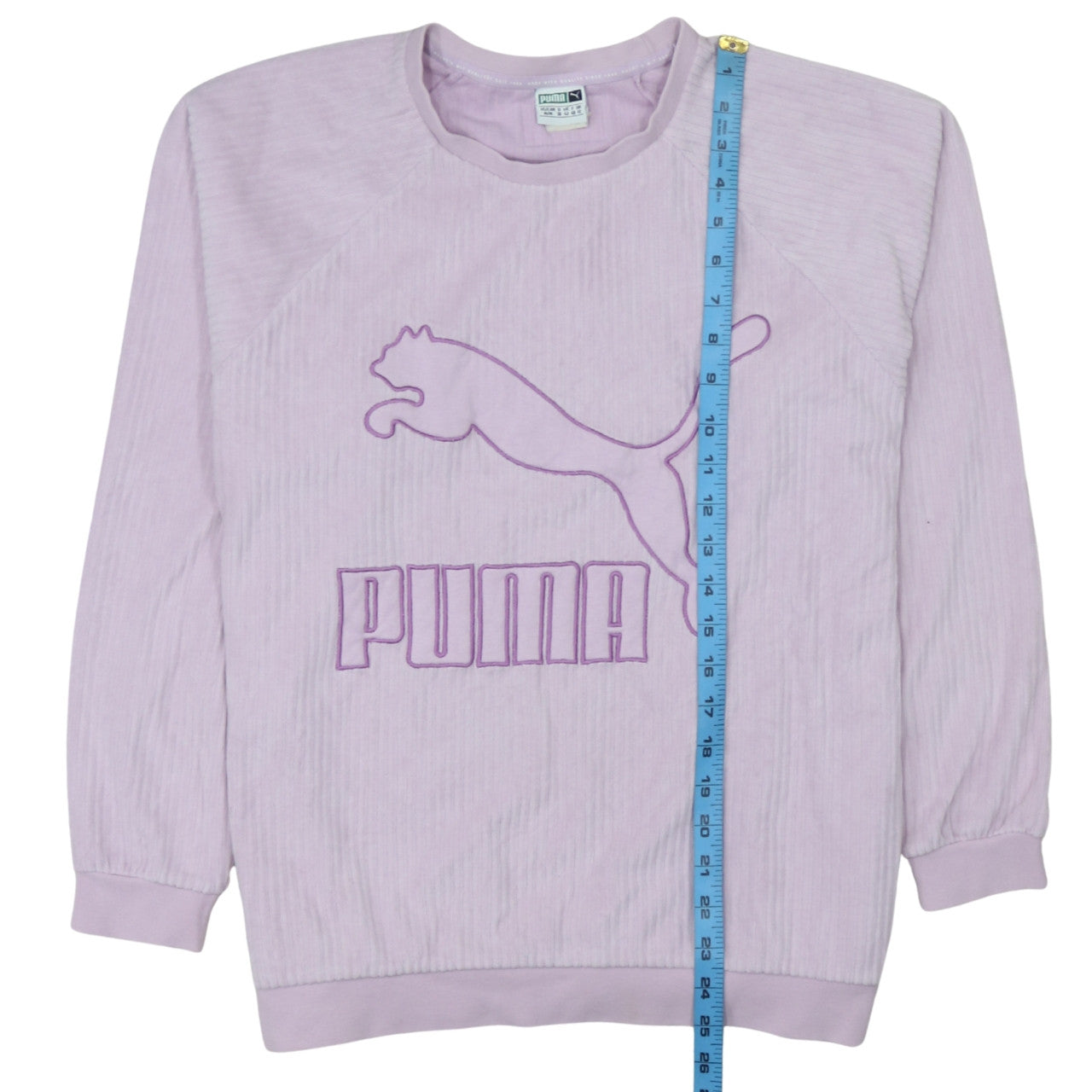 Puma Womens Lilac Crew Neck Pullover Sweatshirt Size 12