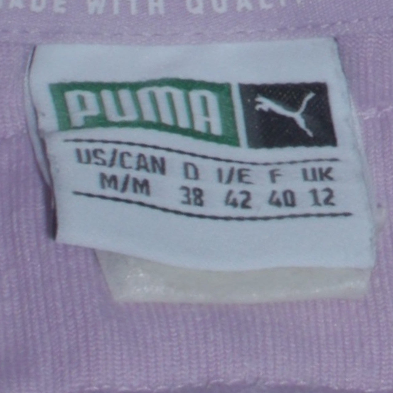 Puma Womens Lilac Crew Neck Pullover Sweatshirt Size 12