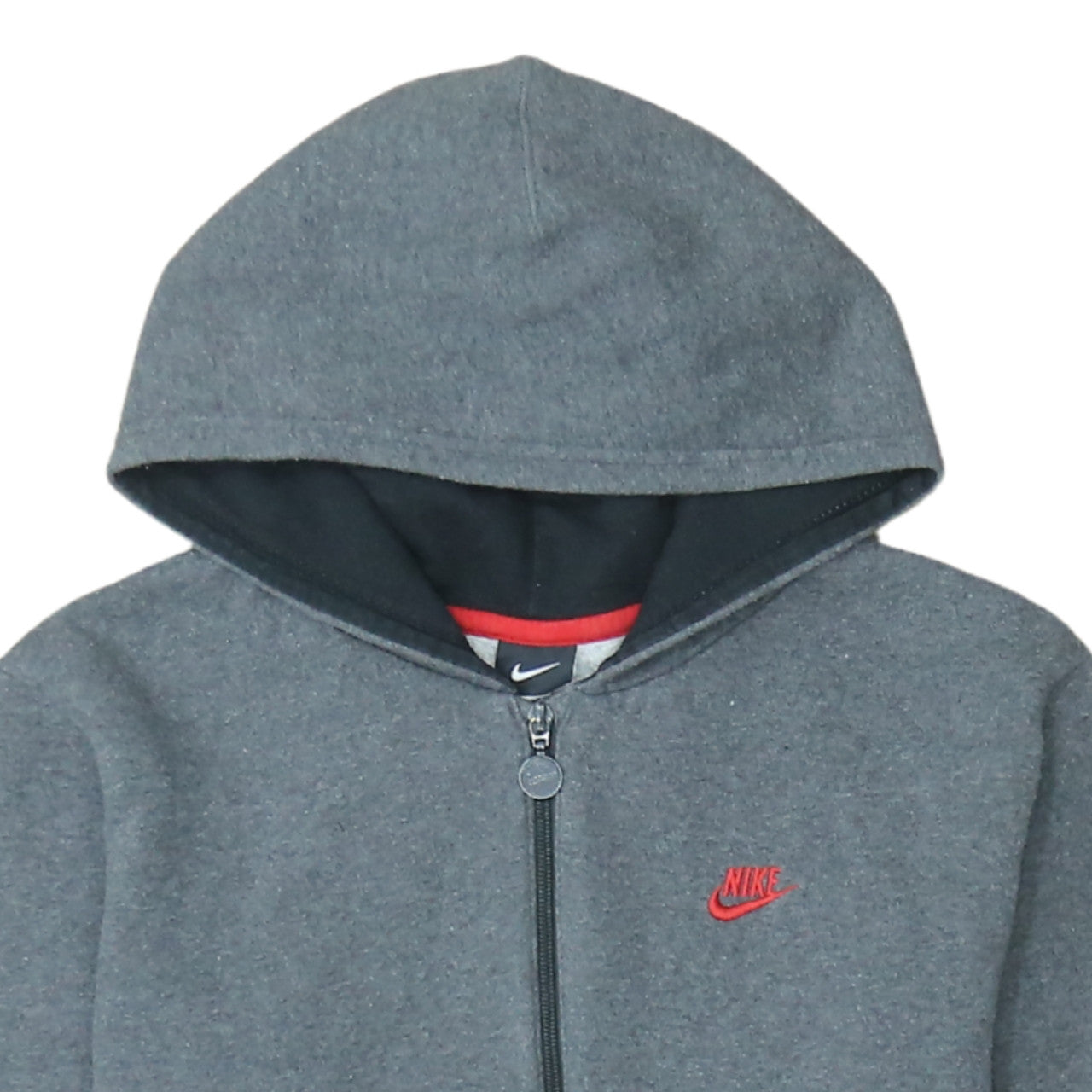 Nike Boys Grey Full Zip Hoodie XL 13-15 Years Sports Fleece Sweatshirt