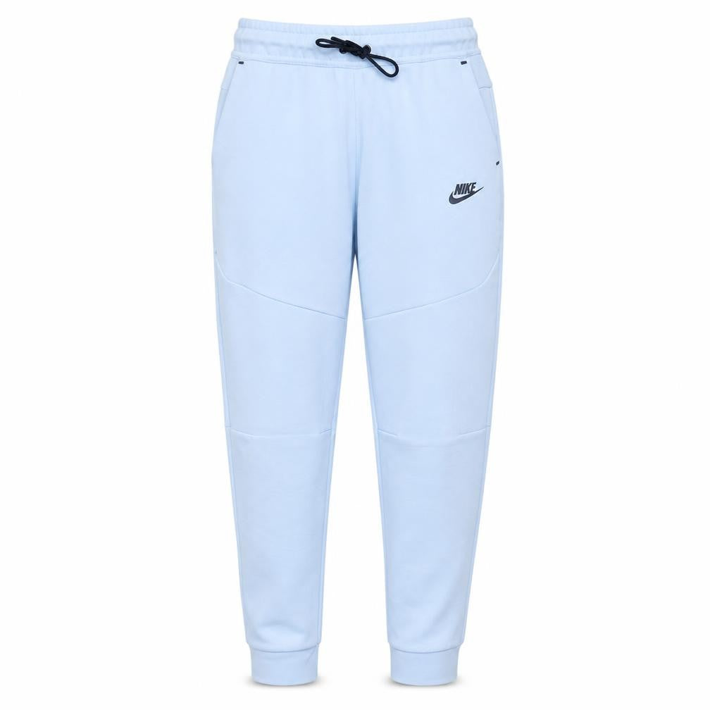 Front view of Nike boys’ blue xl jogger trousers fleece activewear sweatpants