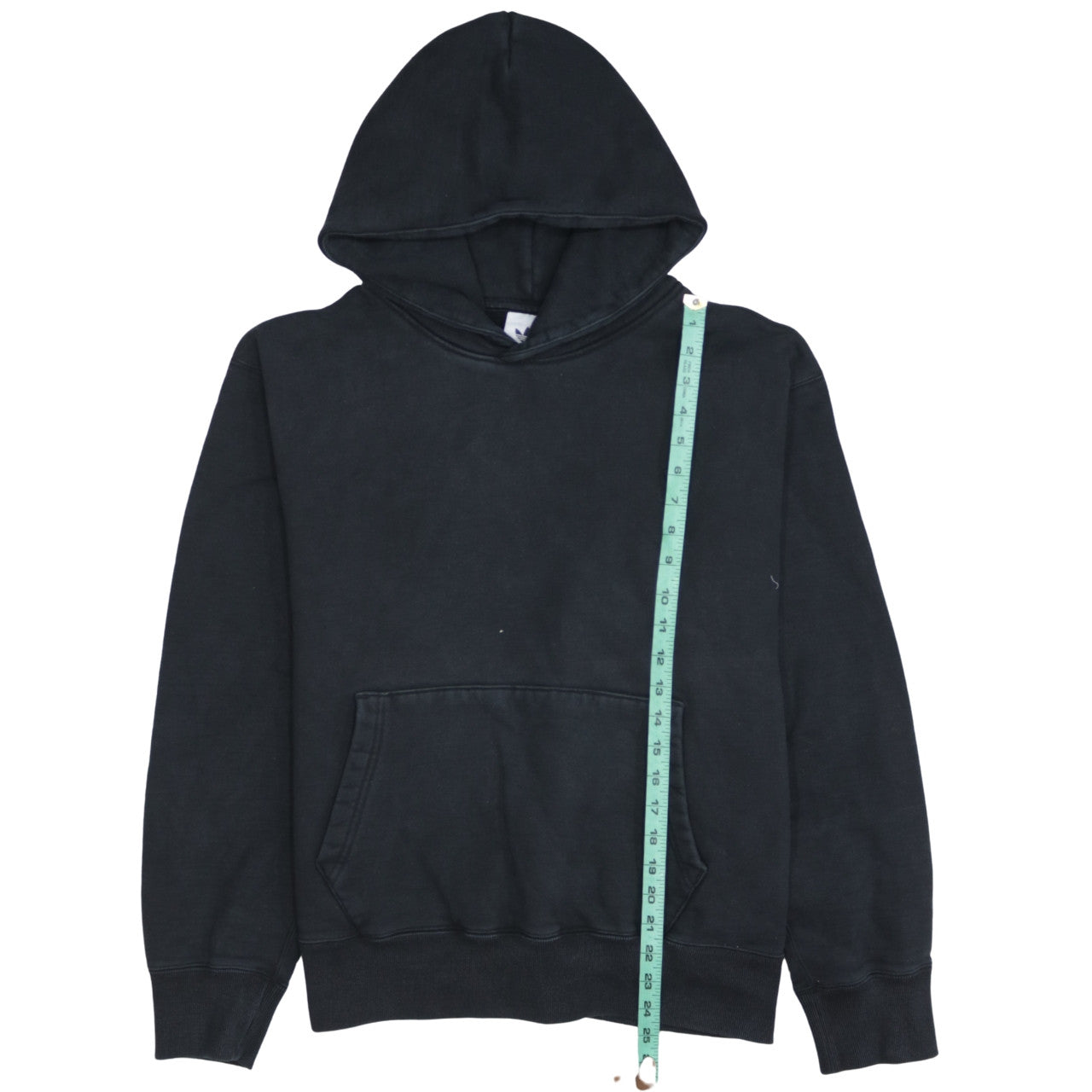 adidas Men Black Pullover Hoodie Medium Fleece Sportswear