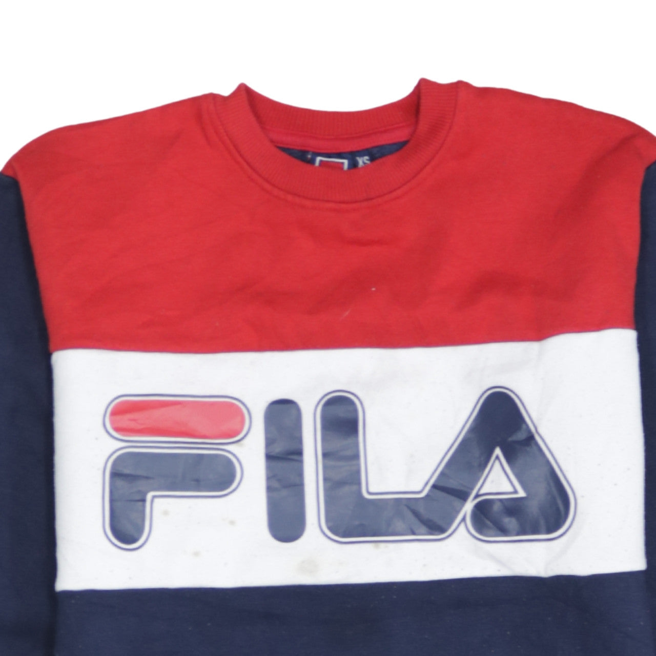 FILA Men's Multicoloured XS Pullover Sweatshirt with Logo Design