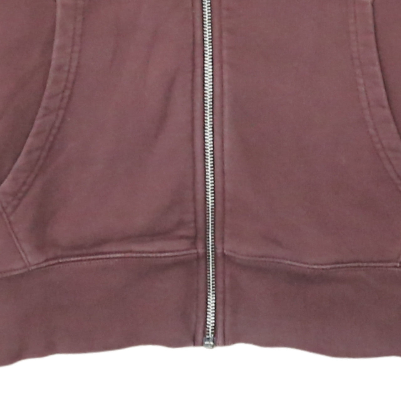 Levi's Men's Brown Full Zip Hoodie Medium Lightweight Cotton Blend