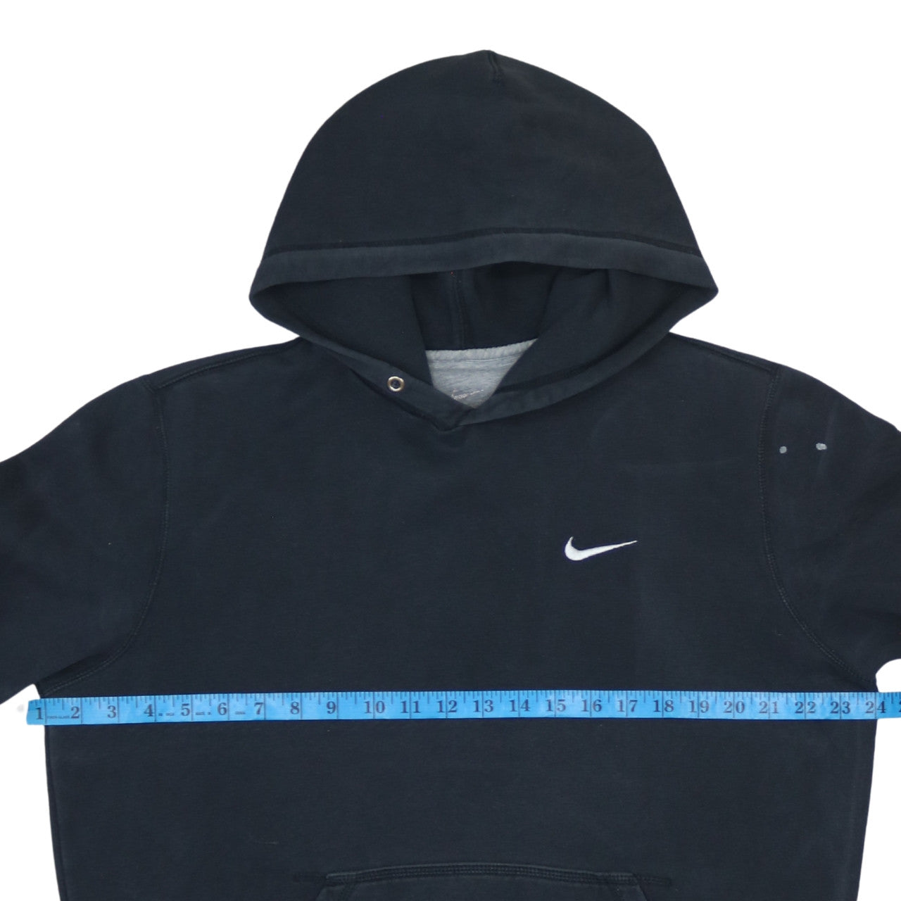Nike Men's Black Pullover Hoodie M Logo Fleece Sweatshirt