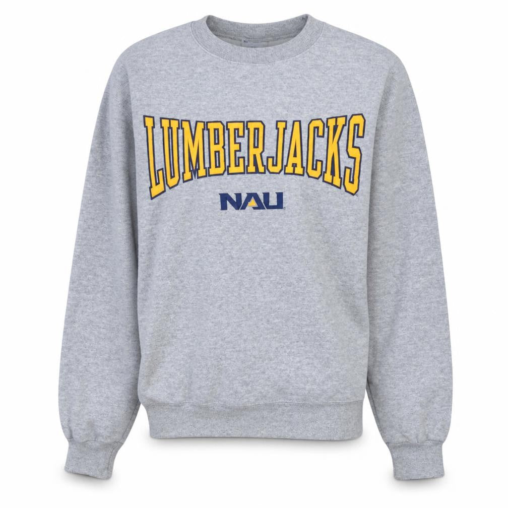 Champion Men's Grey Lumberjacks NAU Pullover Sweatshirt XS