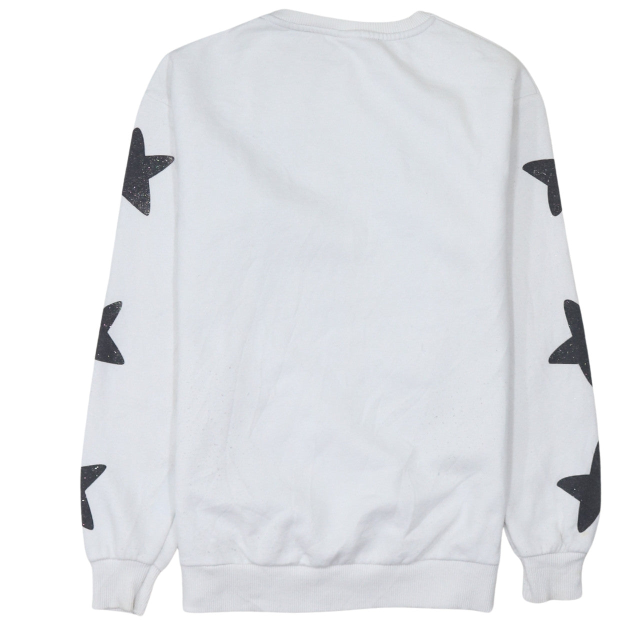 Disney Girls White Mickey Mouse Pullover Sweatshirt 12-13 Years