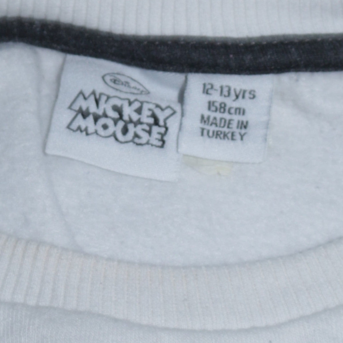 Additional view of Disney girls’ white mickey mouse pullover sweatshirt 12-13 years