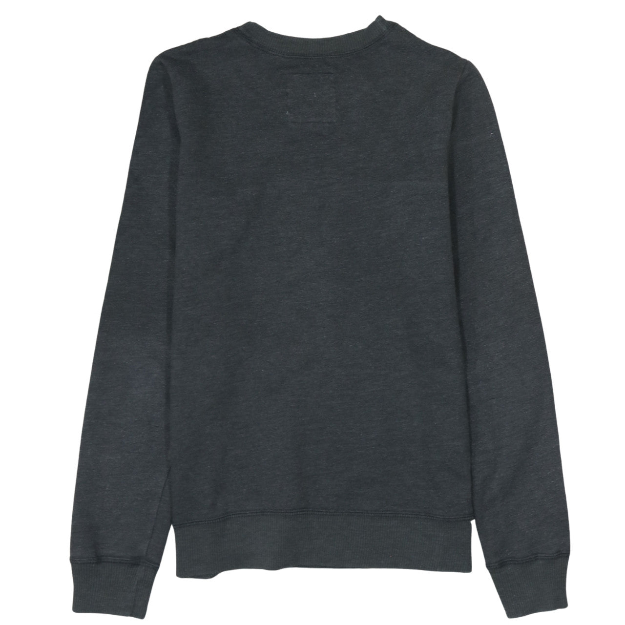 Hollister Men Grey XS Pullover Fleece Sweatshirt with Logo