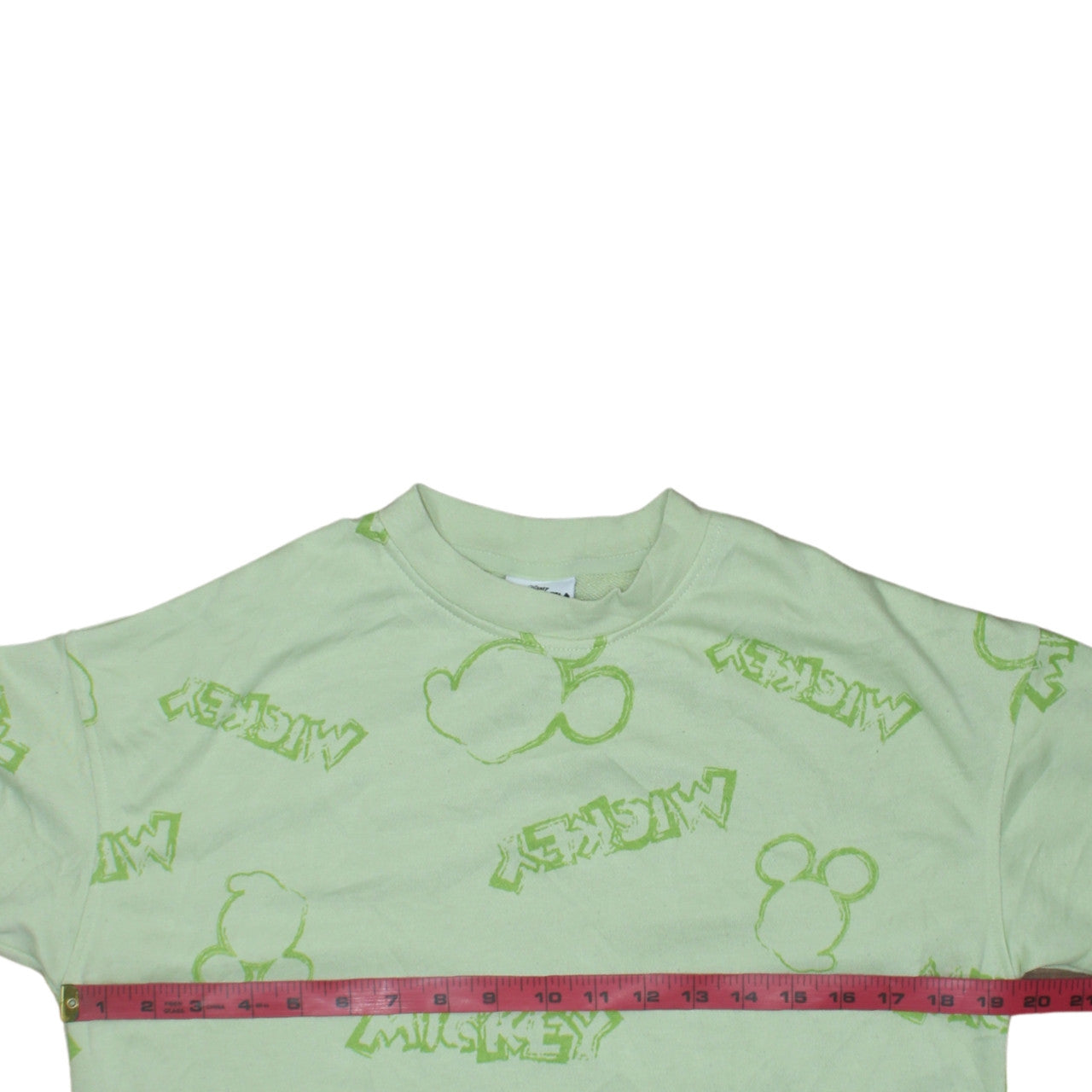 Primark Disney Mickey & Friends Green Sweatshirt XS Women's Casual