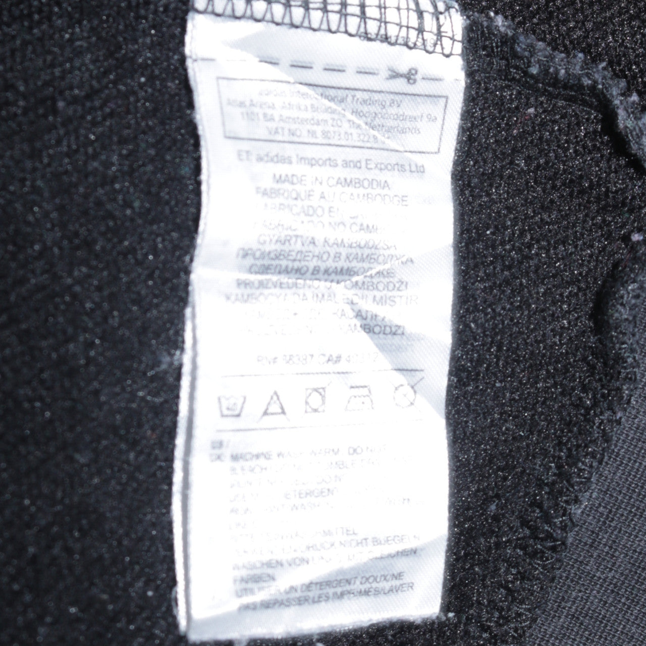 Adidas Womens Black Small Logo Crew Neck Sweatshirt UK 8-10