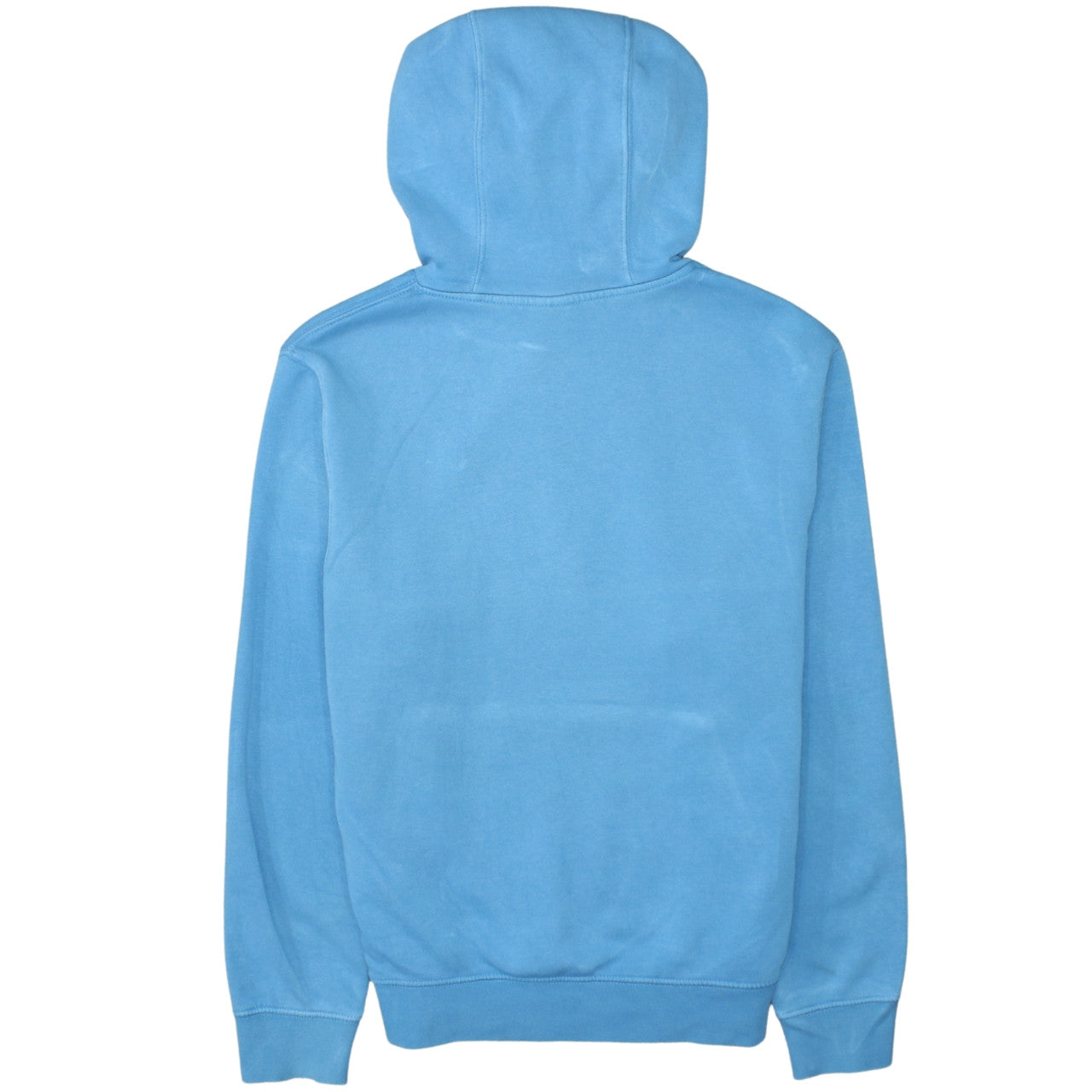 Nike Mens Blue Pullover Hoodie Small Logo Fleece Sweatshirt
