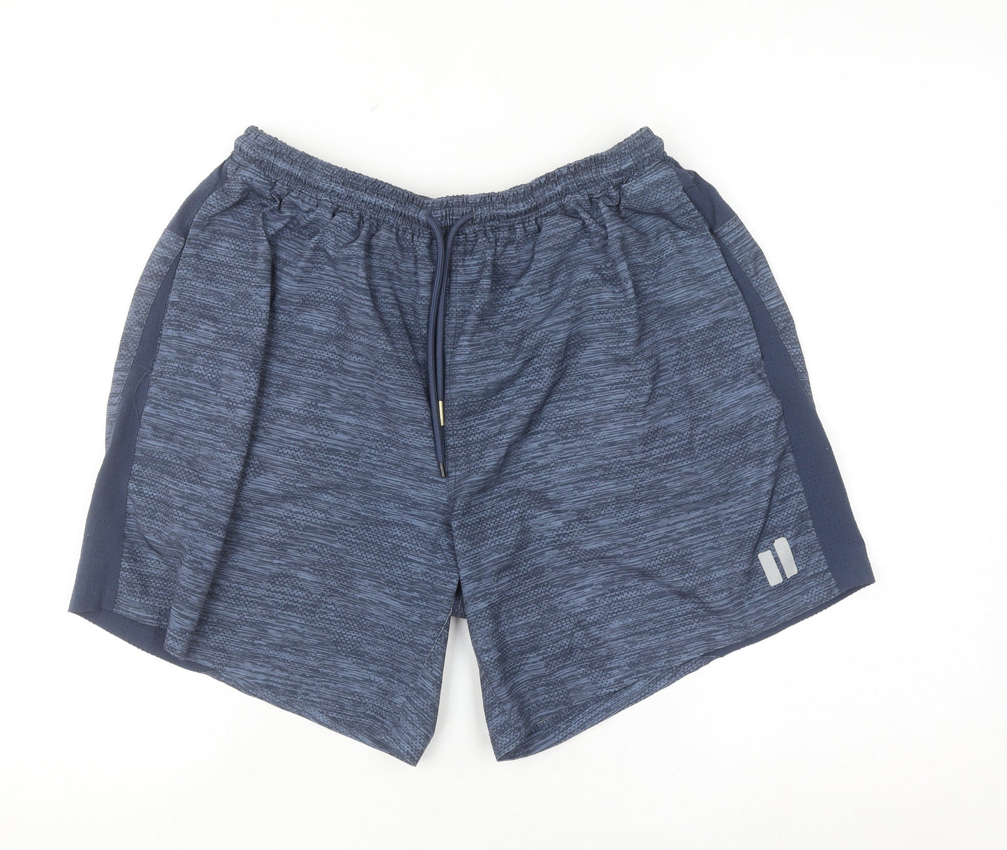 Dunnes Stores Men’s Blue Sports Sweat Shorts Large Elastic Waist
