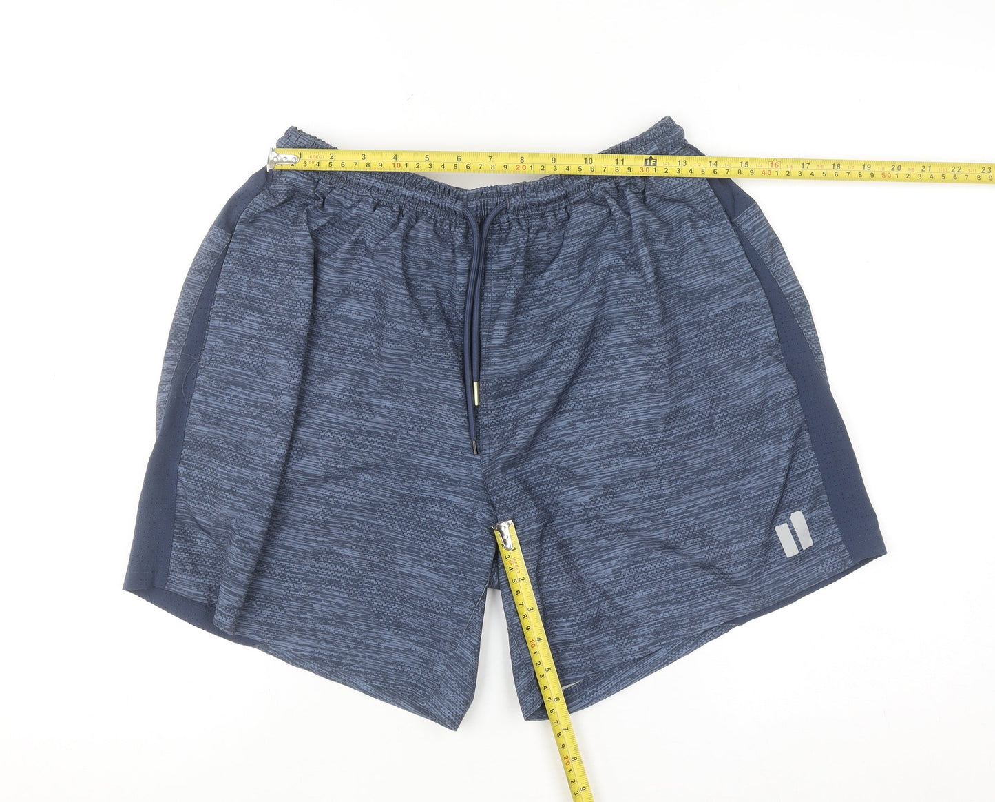 Dunnes Stores Men’s Blue Sports Sweat Shorts Large Elastic Waist