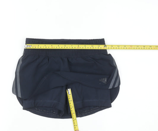 Adidas Women's Black 2XS Athletic Running Skort Lightweight