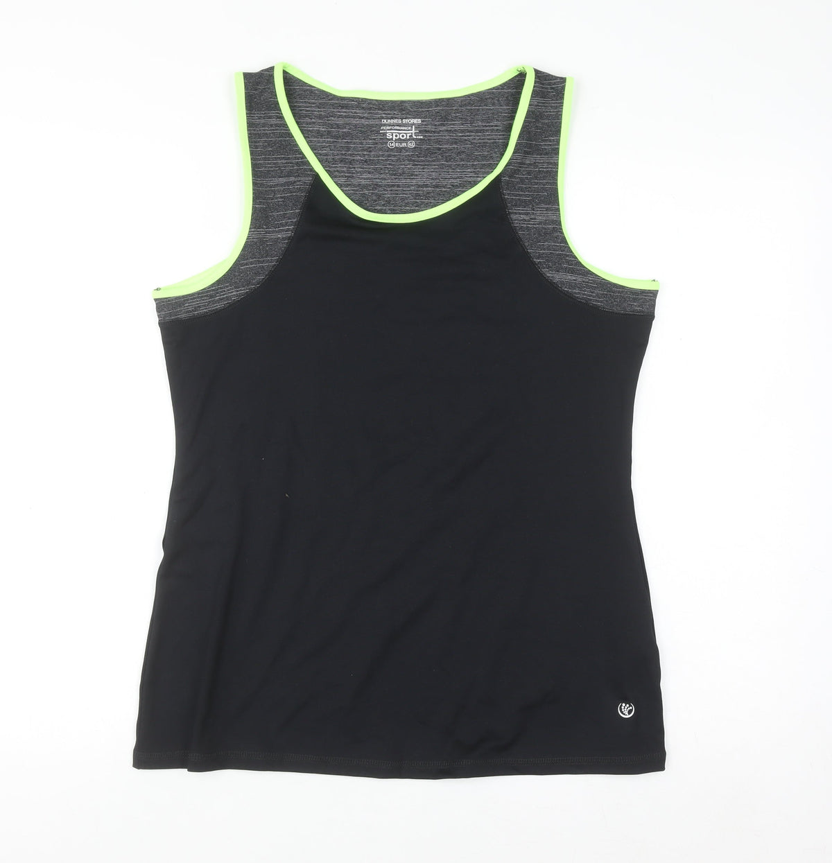 Dunnes Stores Womens Black Size 14 Racerback Tank Top