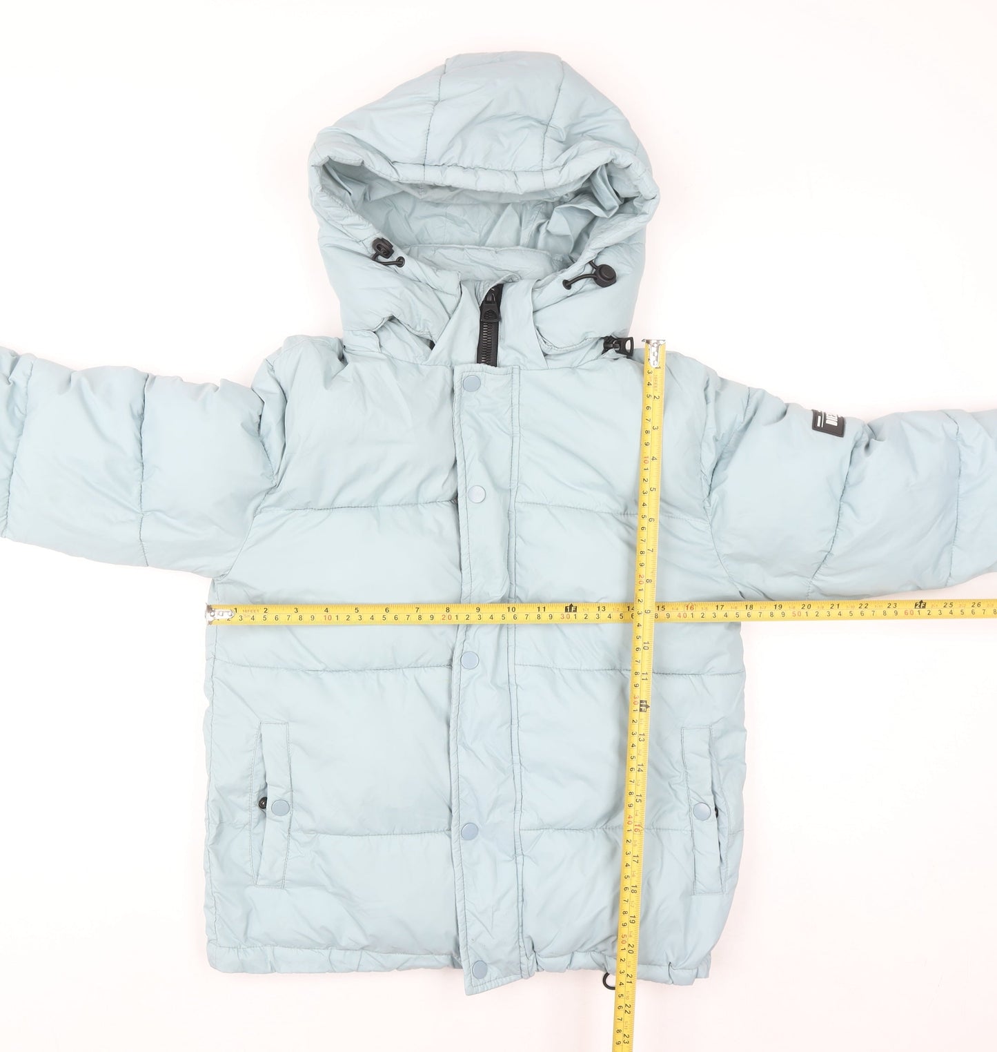Diesel Women Blue XS Hooded Puffer Jacket Nylon Winter Coat