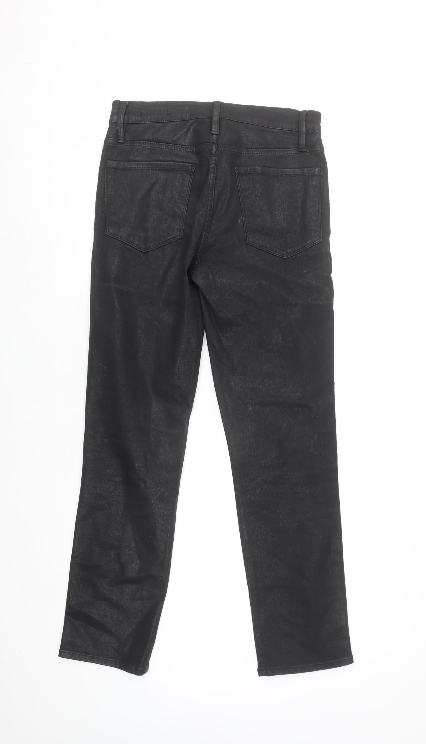 Frame Women's Black Straight Slim Fit Stretch Jeans Size 28