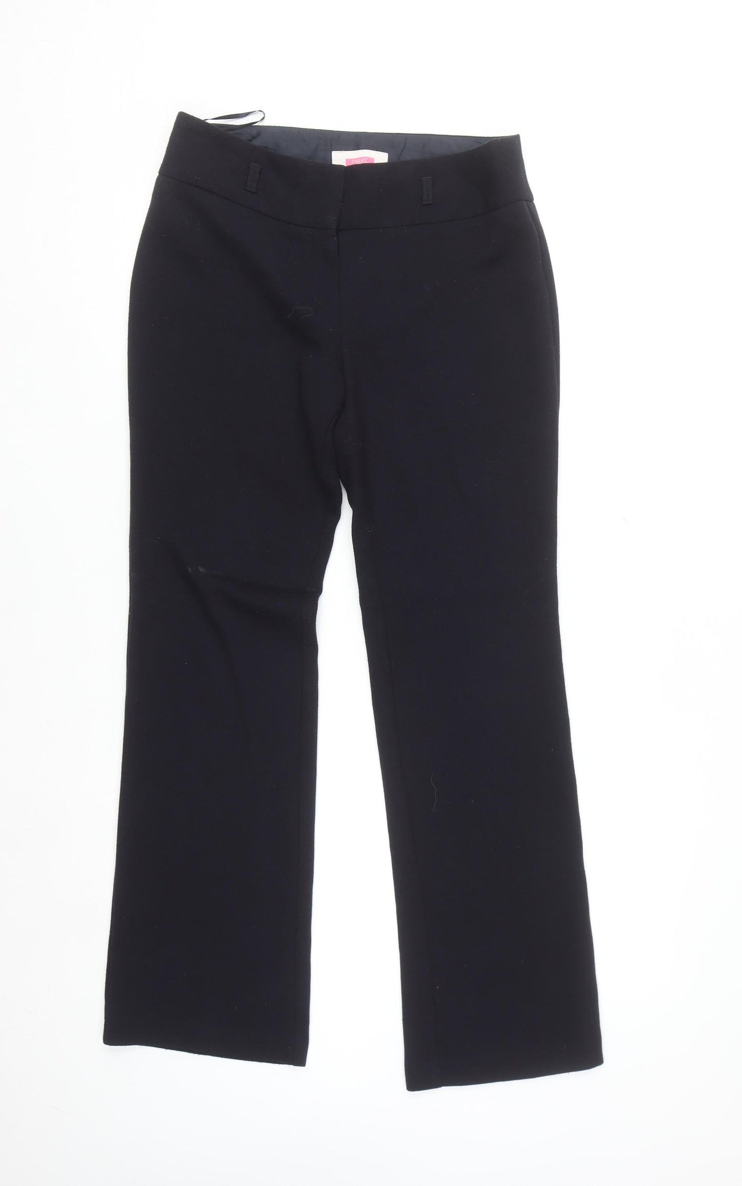 Next Women Black Size 8 Regular Dress Pants Work Trousers