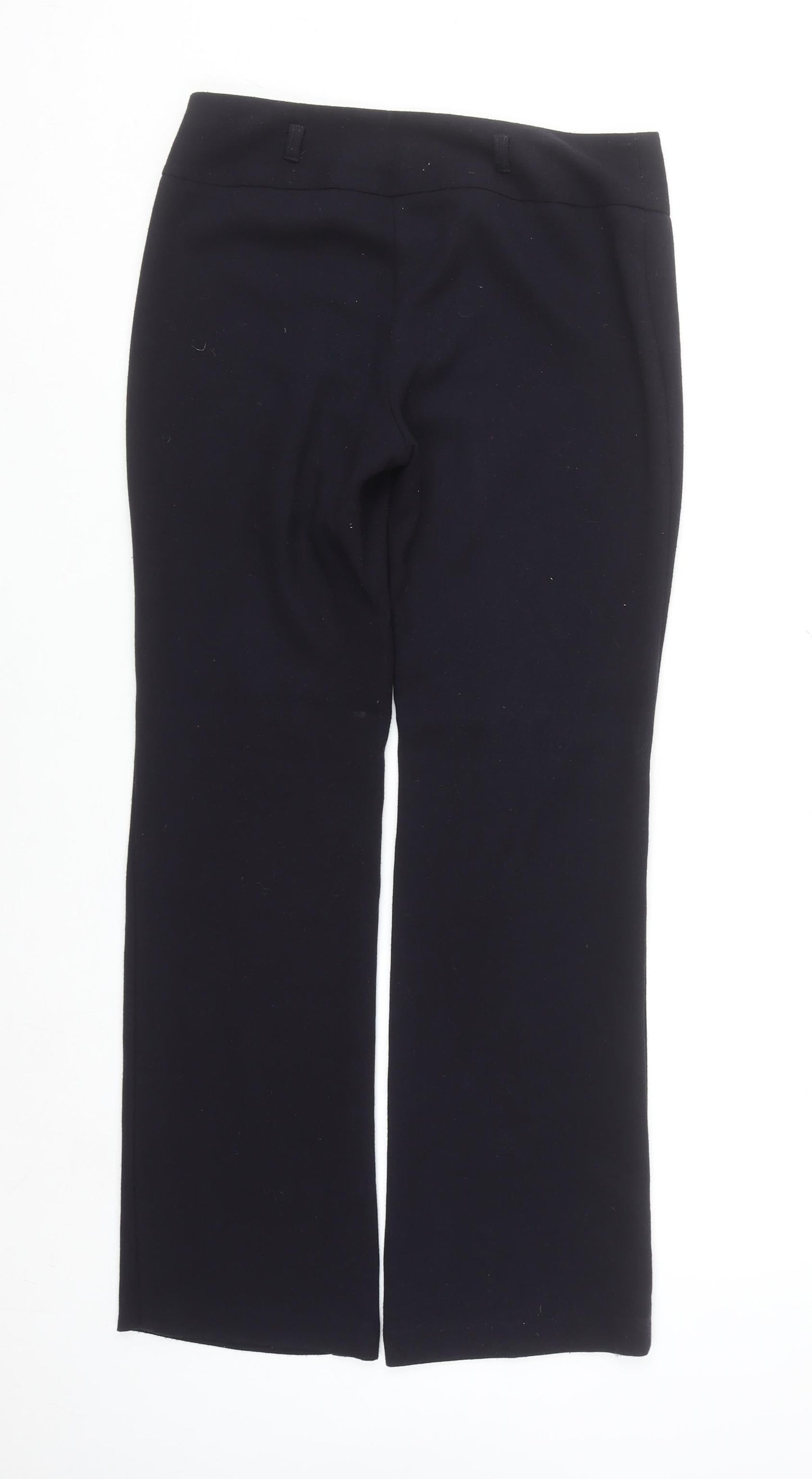 Next Women Black Size 8 Regular Dress Pants Work Trousers