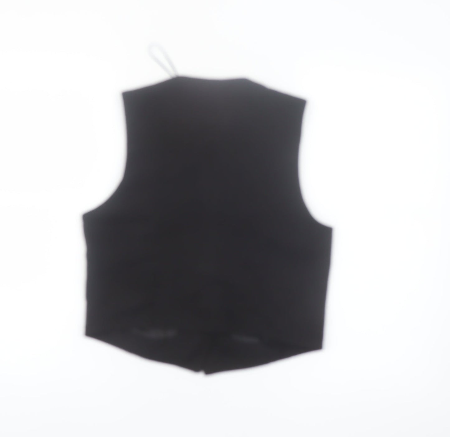 New Look Women's Black Suit Waistcoat UK 10 Classic Tailored V-Neck