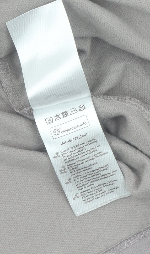 Esmara Women’s Grey Long Sleeve Jersey Top Size 8/10