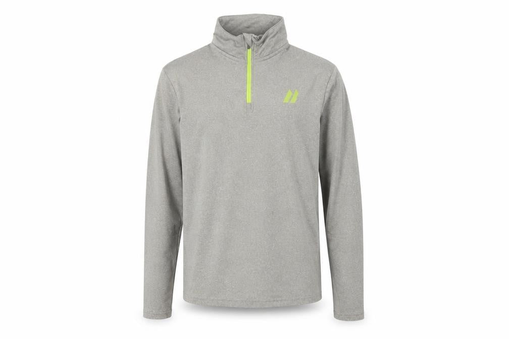 Crivit Boys Grey 1/4 Zip Long Sleeve Activewear Top 13-14 Years