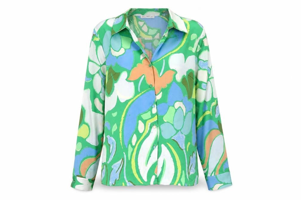 Gallery Women's Multicoloured Floral Blouse UK 10
