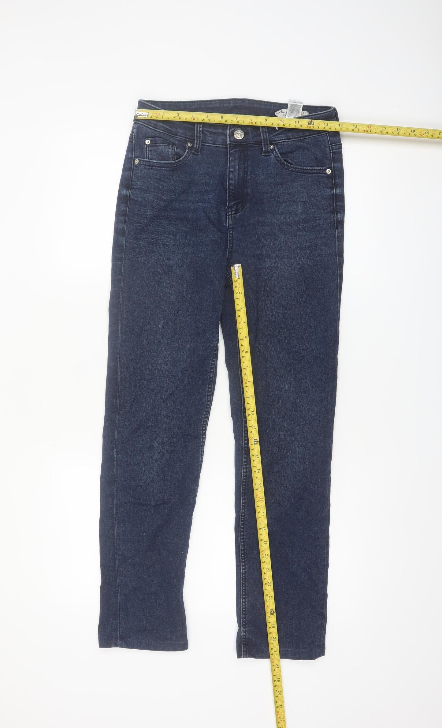 Marks and Spencer Women’s Blue Straight Leg Jeans Size 12 Regular