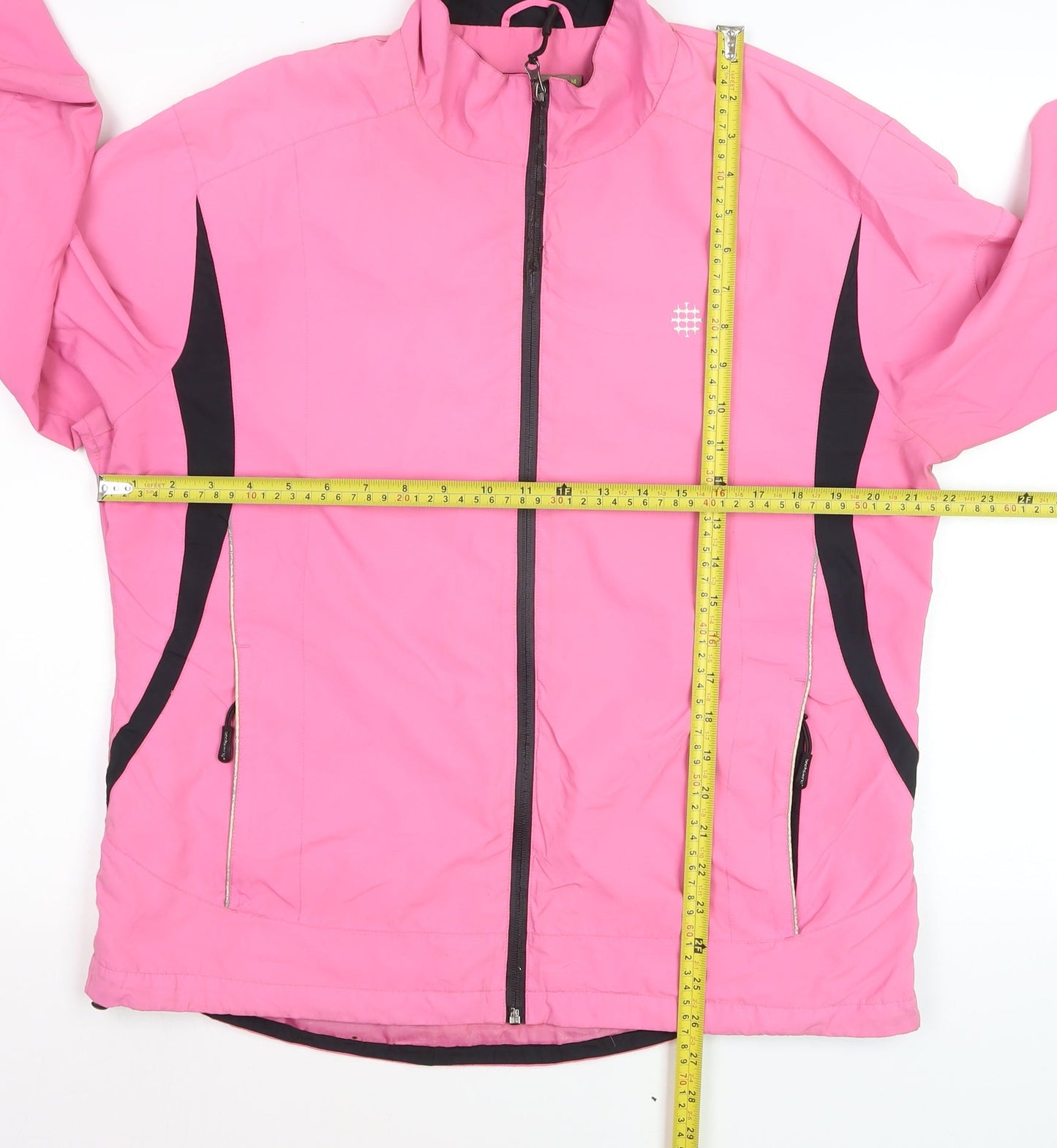 Backswing Women’s Pink Windbreaker Jacket Size 14 Lightweight