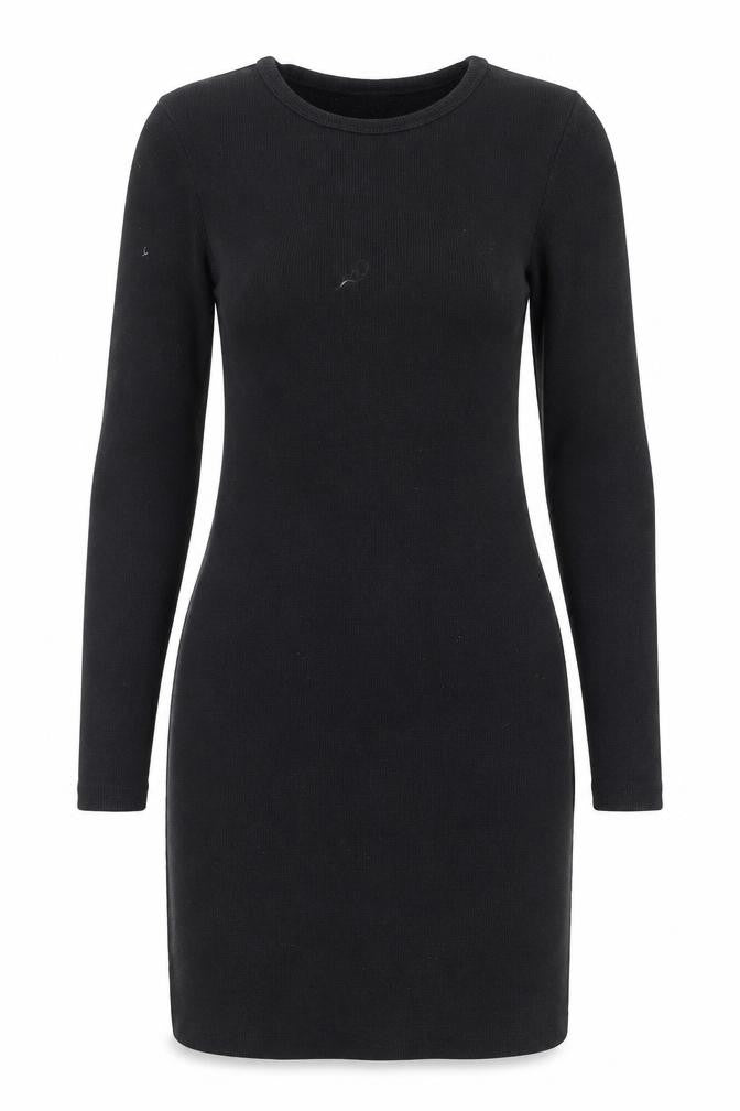 Boa Women’s Black Long Sleeve Bodycon Knit Dress Size M