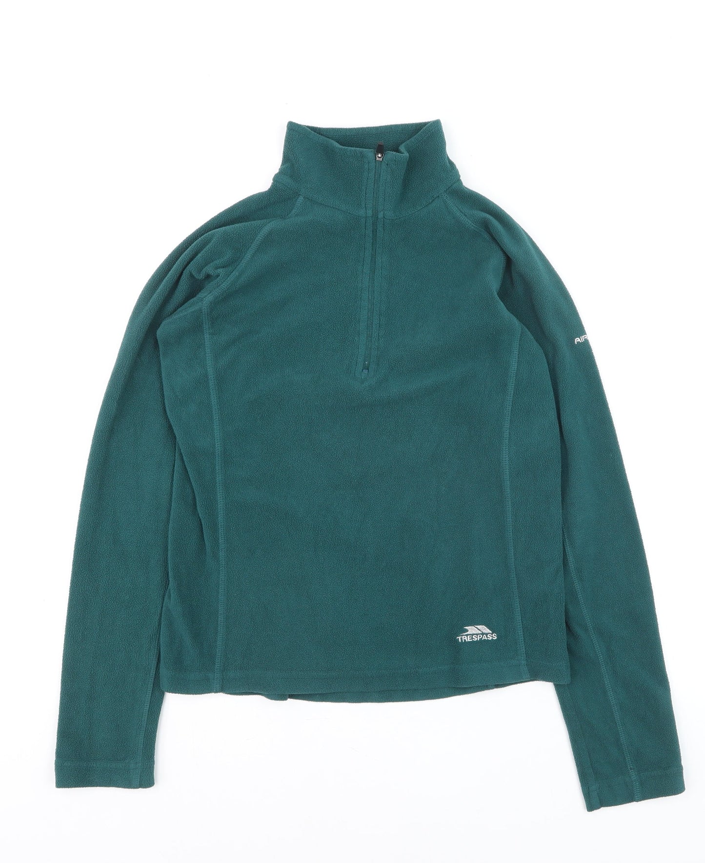 Trespass Women’s Green Fleece Pullover Sweatshirt UK 10 Small
