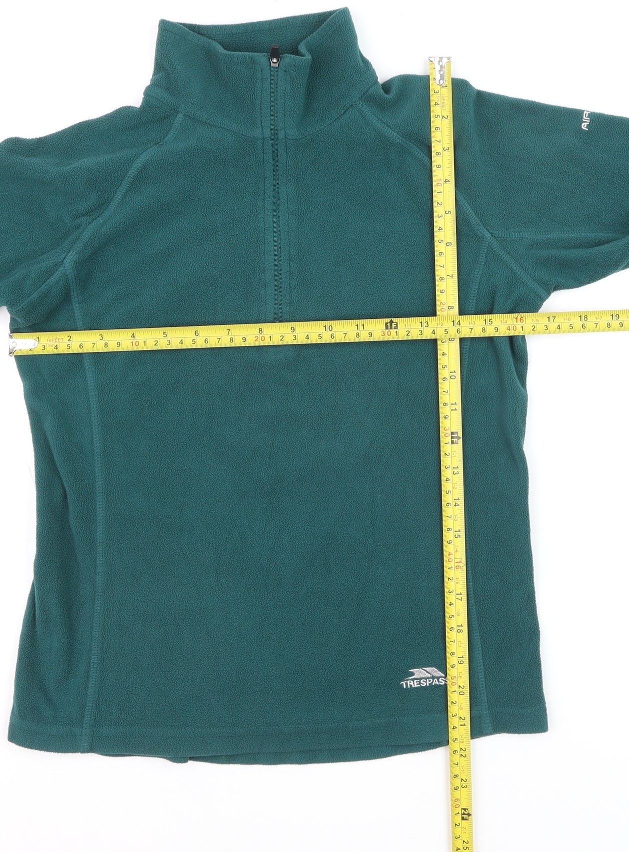 Trespass Women’s Green Fleece Pullover Sweatshirt UK 10 Small