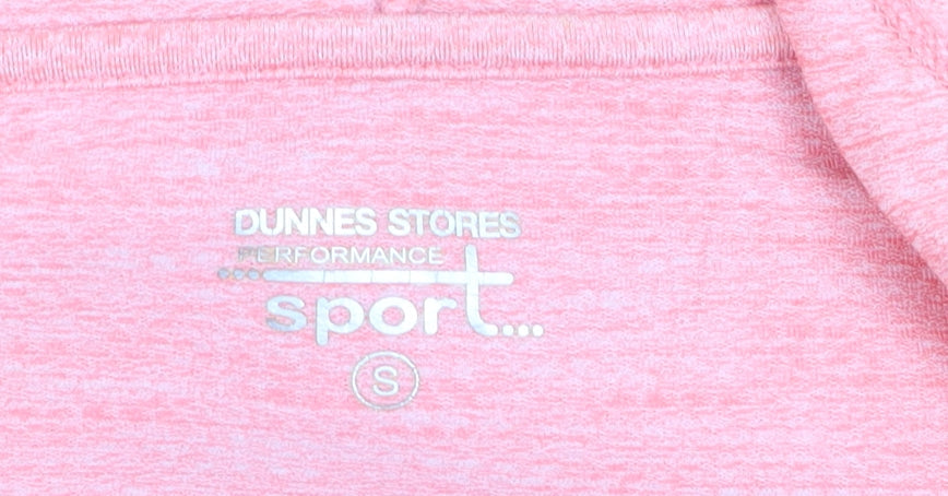 Dunnes Stores Women Pink Full Zip Hooded Sweatshirt Size S