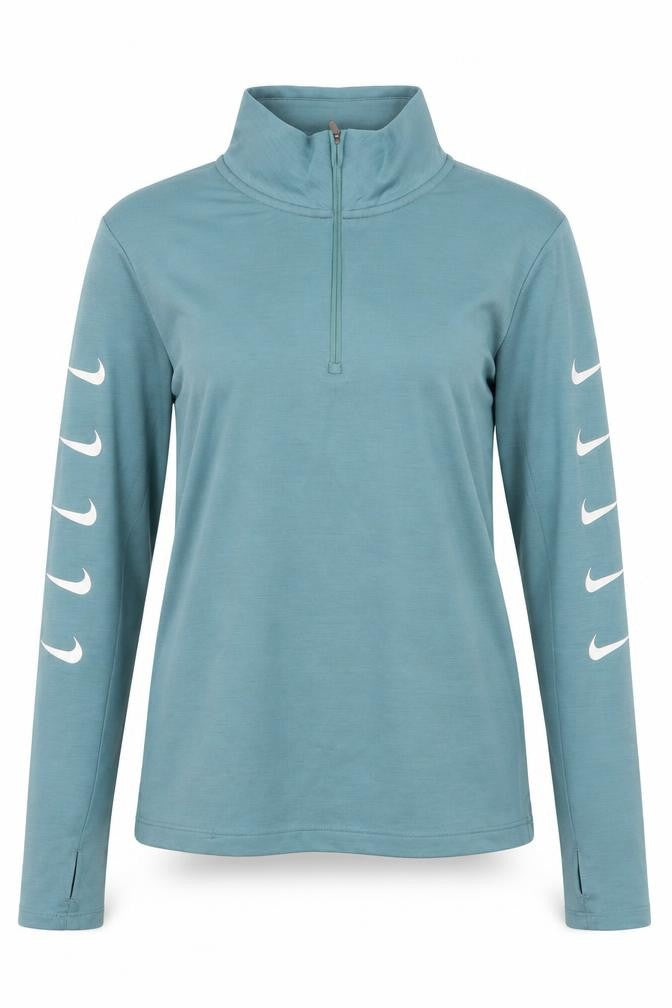 Nike Women's Blue Dri-FIT 1/2 Zip Running Jacket XS