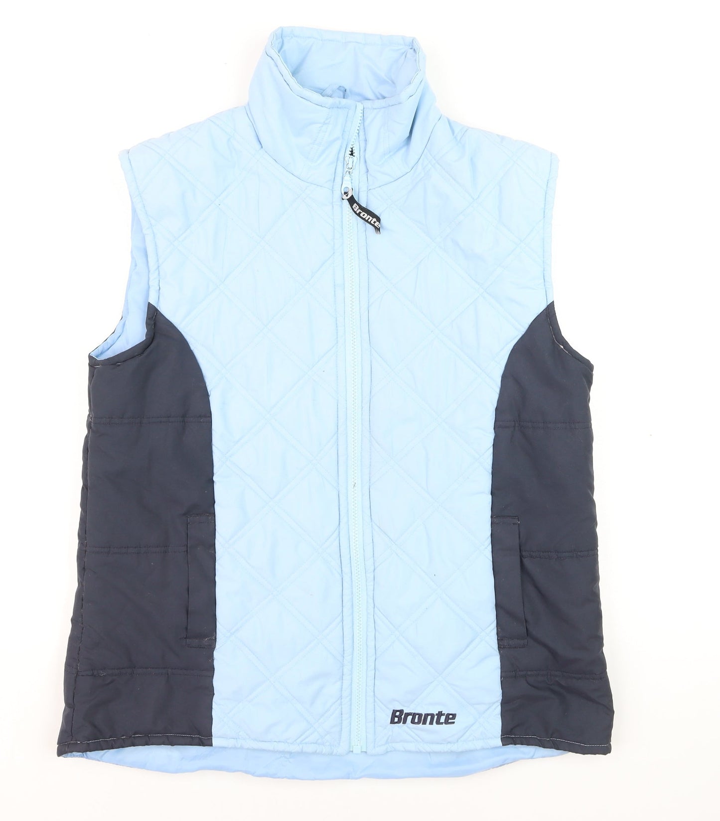 Bronte Men's Blue Quilted Bodywarmer Waistcoat M Outdoor Zip Vest