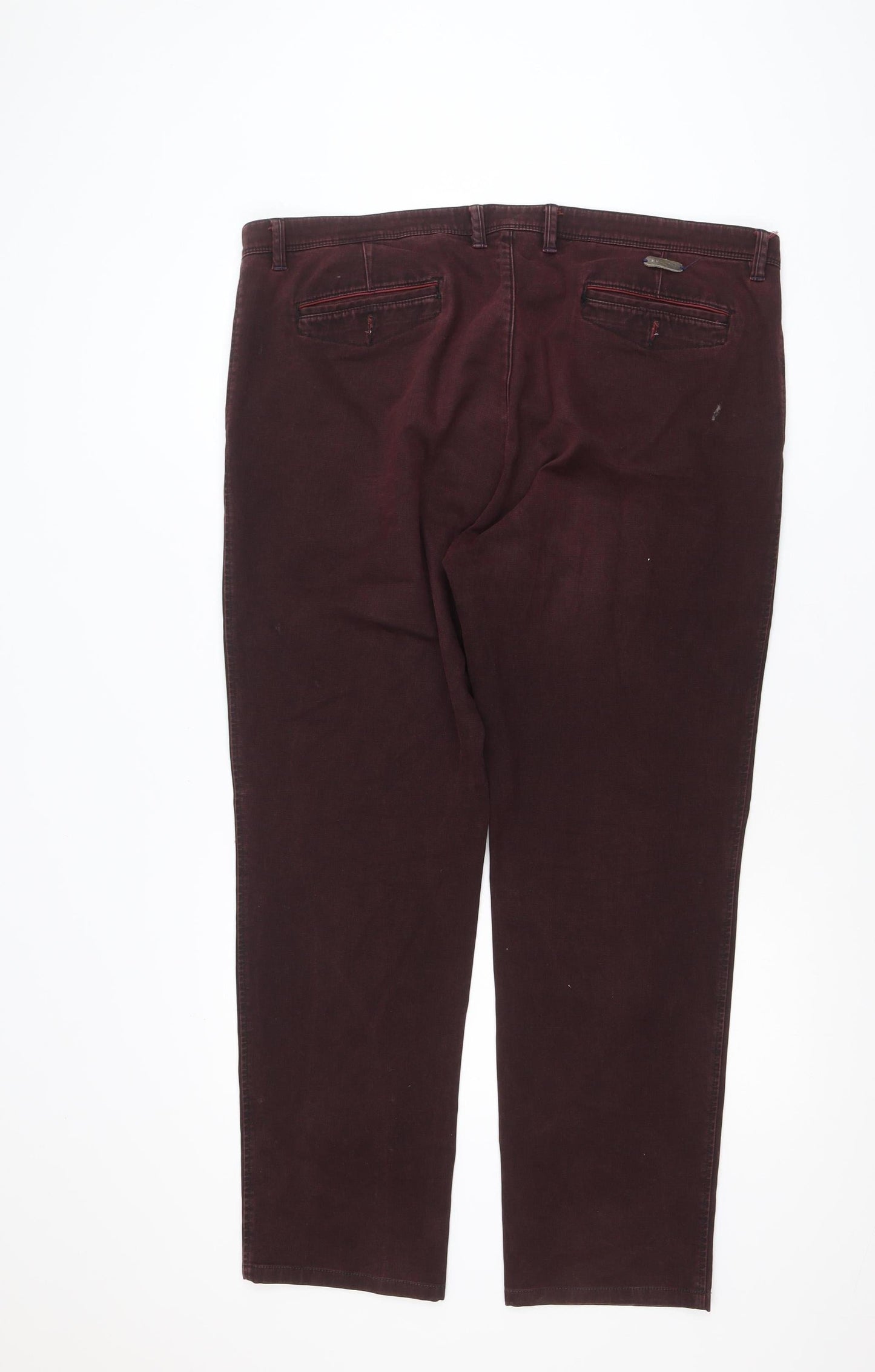 Bugatti Men's Brown 33x32 Chino Trousers Cotton Stretch