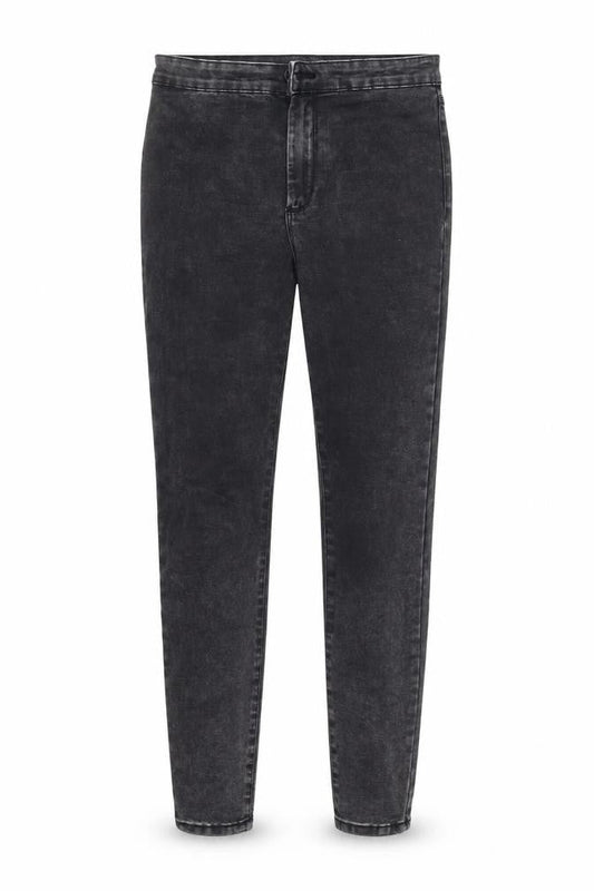 Front view of Denim Co. women’s black skinny stretch jeans, size UK 10