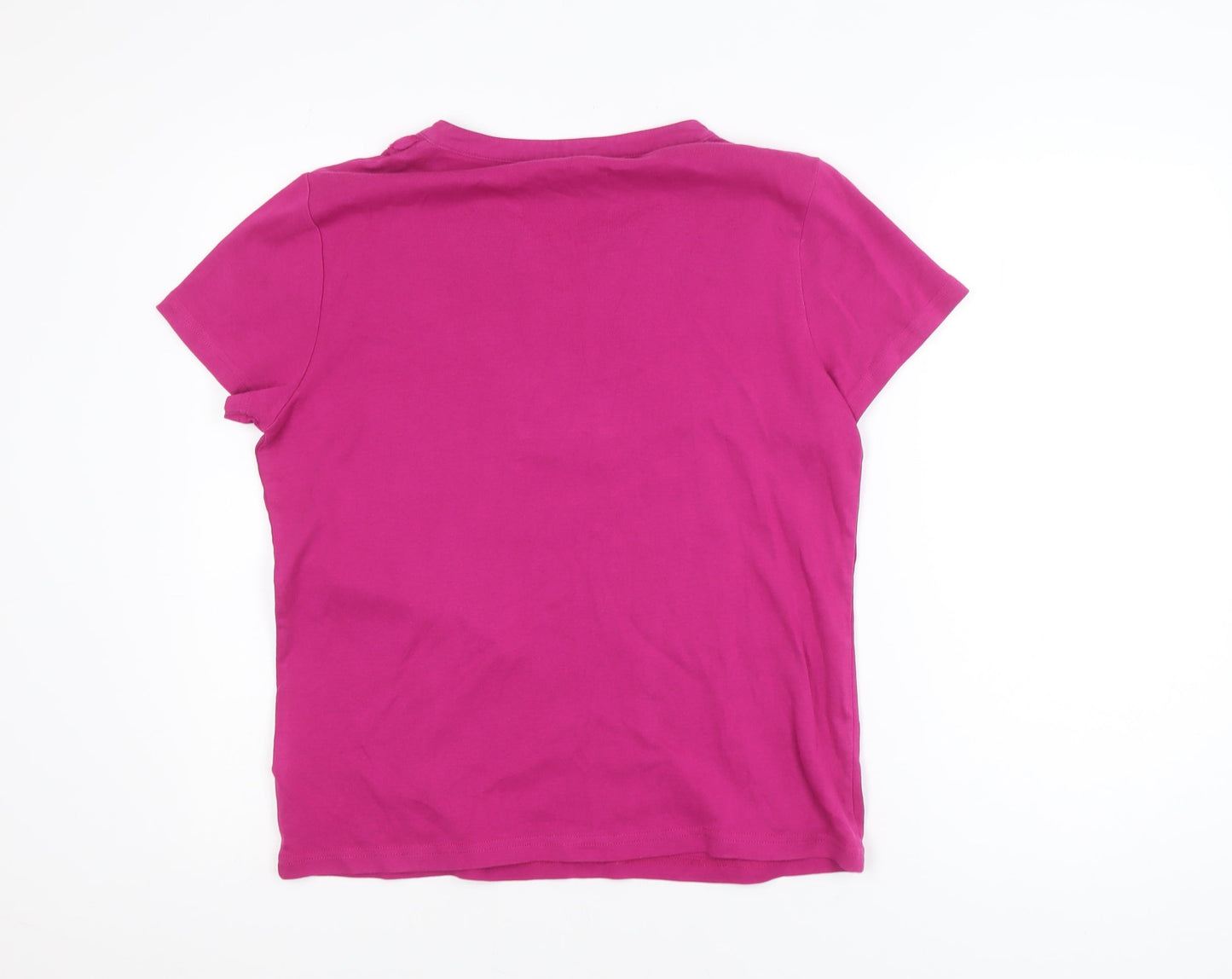 Maine New England Women's Pink Cotton T-Shirt Size 16