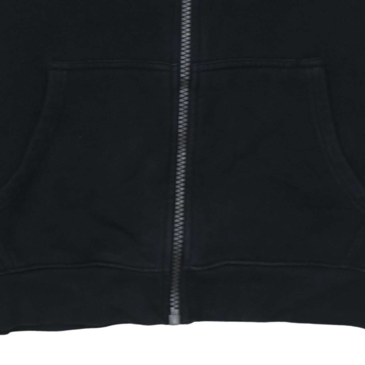 U.S. Polo Assn. Men’s Black Full Zip Hoodie L Logo Fleece Sweatshirt