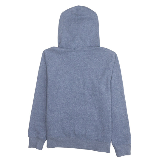 GAP Men's Blue Small Pullover Hoodie with Logo Fleece Sweatshirt