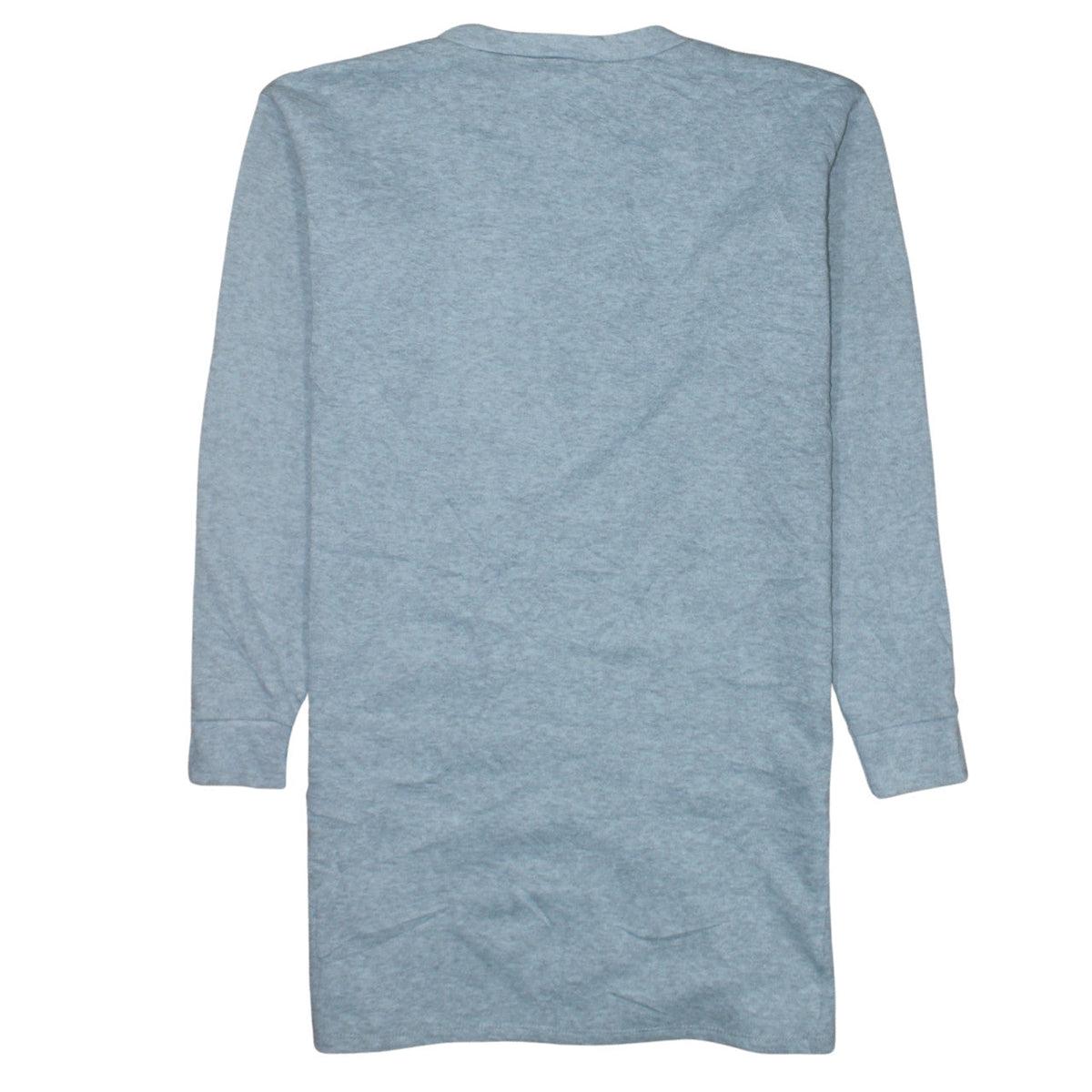 Back view of Disney Women Grey, size 12, Mickey Mouse Long Sleeve T-Shirt Dress