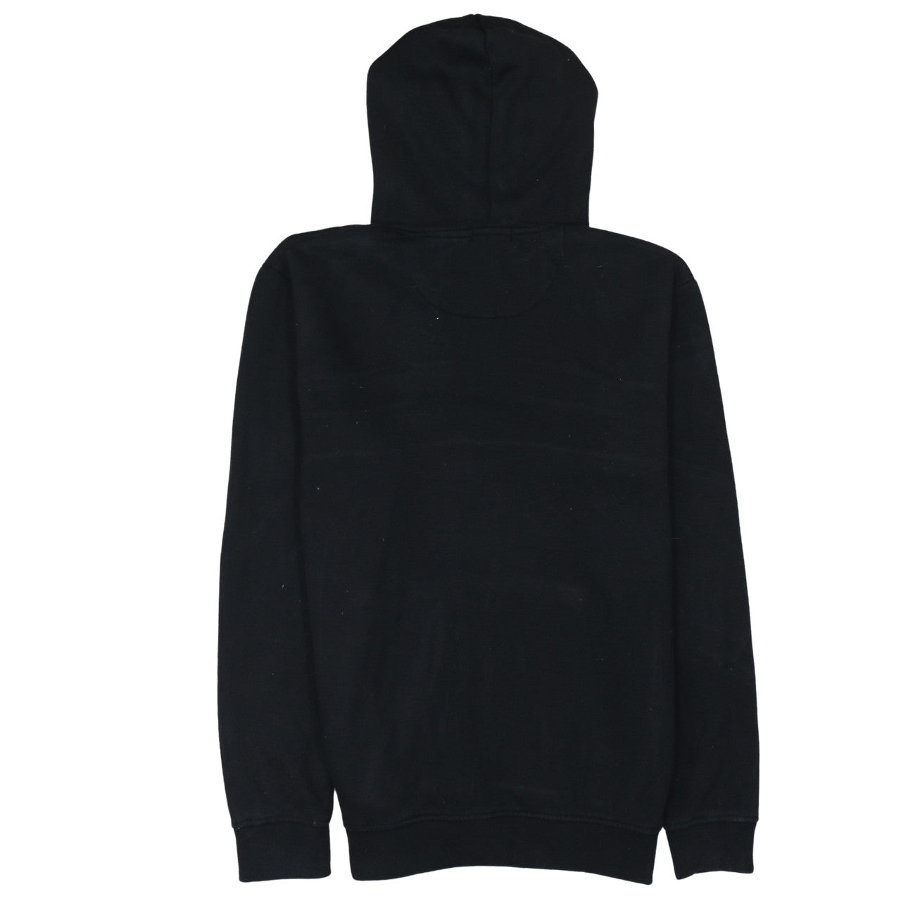boohooMAN Men's Black Small Pullover Hoodie with Logo