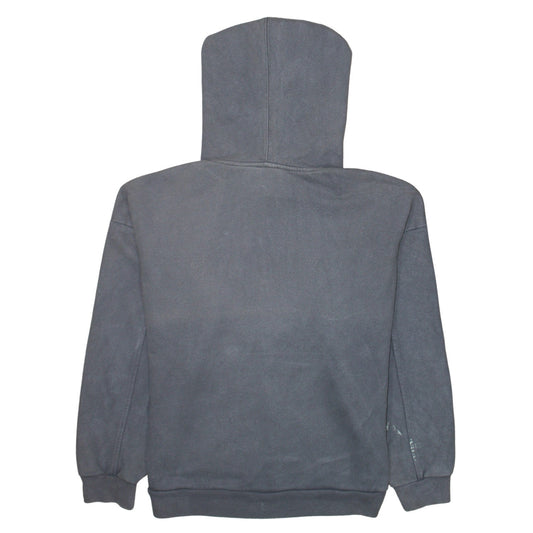 Levi's Women Grey Pullover Hoodie S Logo Print Cotton Casual