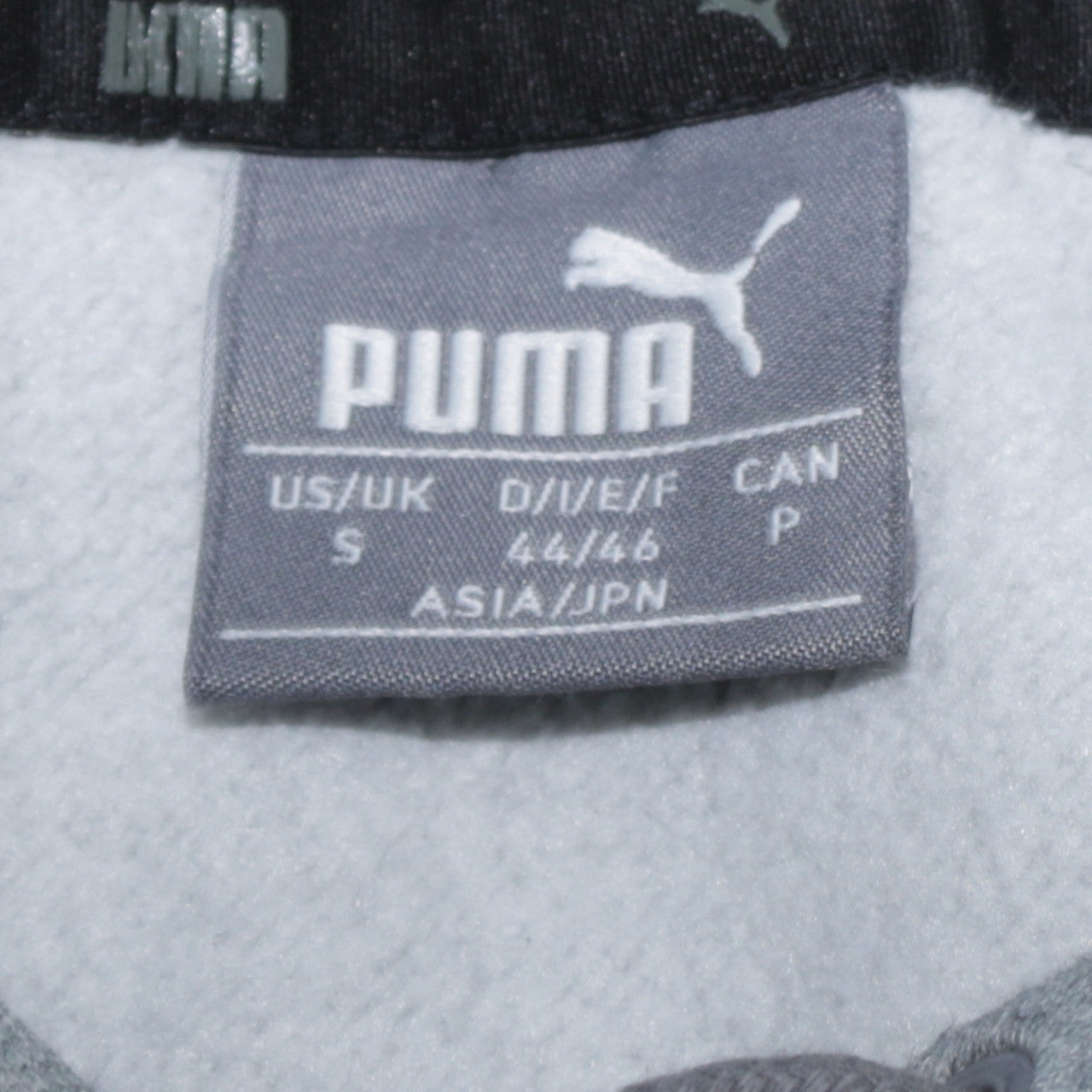 Puma Men's Grey Small Pullover Hoodie Sweatshirt with Logo